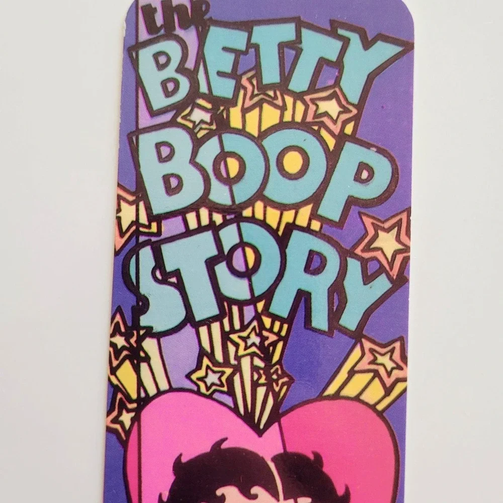 Vintage 80s Betty Boop Story Bookmark King Features 1988 One Stop Posters 2-1026
